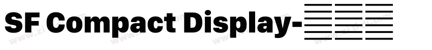 SF Compact Display字体转换